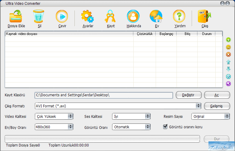 Ultra Video Converter v4.6.0416 Türkçe Full
